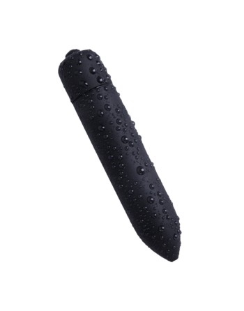 Mini Vibromasseur Bullet Noir 10 Vitesses  1 dosette de lubrifiant — Pocket Pleasure