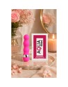 Mini Vibromasseur rose ondulés Pocket Pleasure  1 dosette de lubrifiant