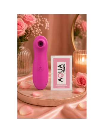 Stimulateur Clitoridien Vibrant Sans Contact Rose  1 dosette de lubrifiant — Pocket Pleasure