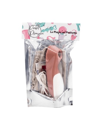 Stimulateur de clitoris Teddy Bear Pocket Pleasure  1 dosette de lubrifiant