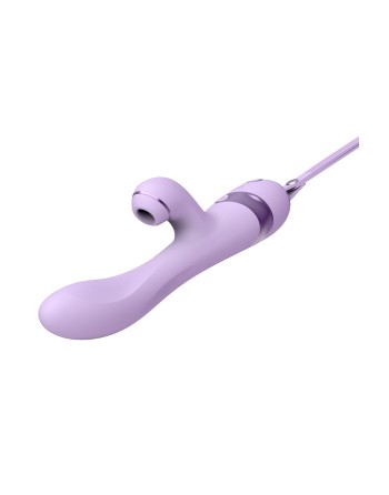 Vibro Rabbit 3 en 1 Purple Sucker - DIK