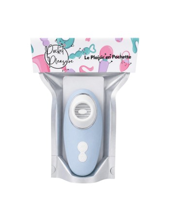 Stimulateur Clitoridien à Langue Bleu  1 dosette de lubrifiant — Pocket Pleasure