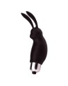Mini Stimulateur Clitoridien Lapin Noir  1 dosette lubrifiant — Pocket Pleasure