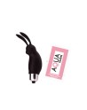 Mini Stimulateur Clitoridien Lapin Noir  1 dosette lubrifiant — Pocket Pleasure