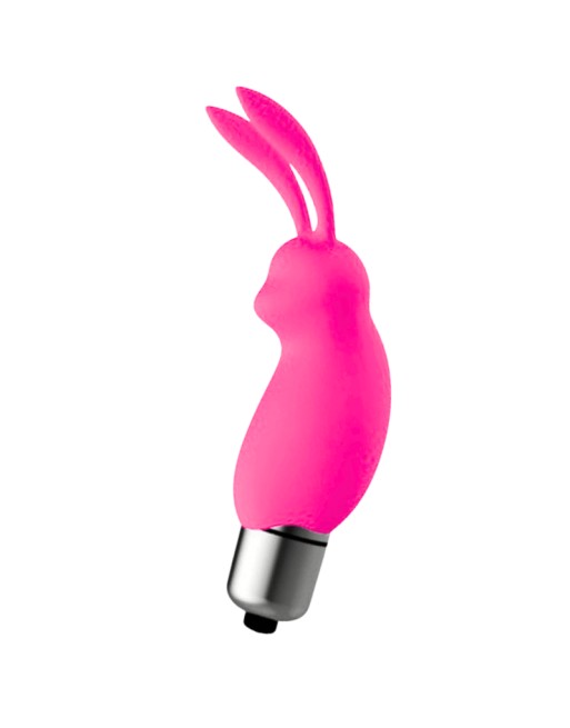 Mini Stimulateur Clitoridien Lapin Rose  1 dosette lubrifiant — Pocket Pleasure