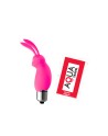 Mini Stimulateur Clitoridien Lapin Rose  1 dosette lubrifiant — Pocket Pleasure