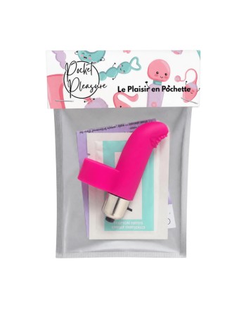 Doigt Chinois Vibrant Picots Rose  1 dosette de lubrifiant — Pocket Pleasure