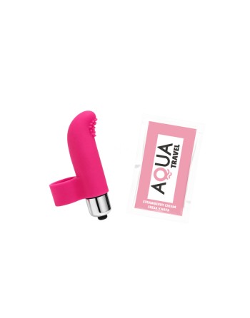 Doigt Chinois Vibrant Picots Rose  1 dosette de lubrifiant — Pocket Pleasure