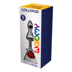 sexy Plug bijou Lollypop rouge S - Wooomy