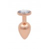 Plug bijou rose gold L