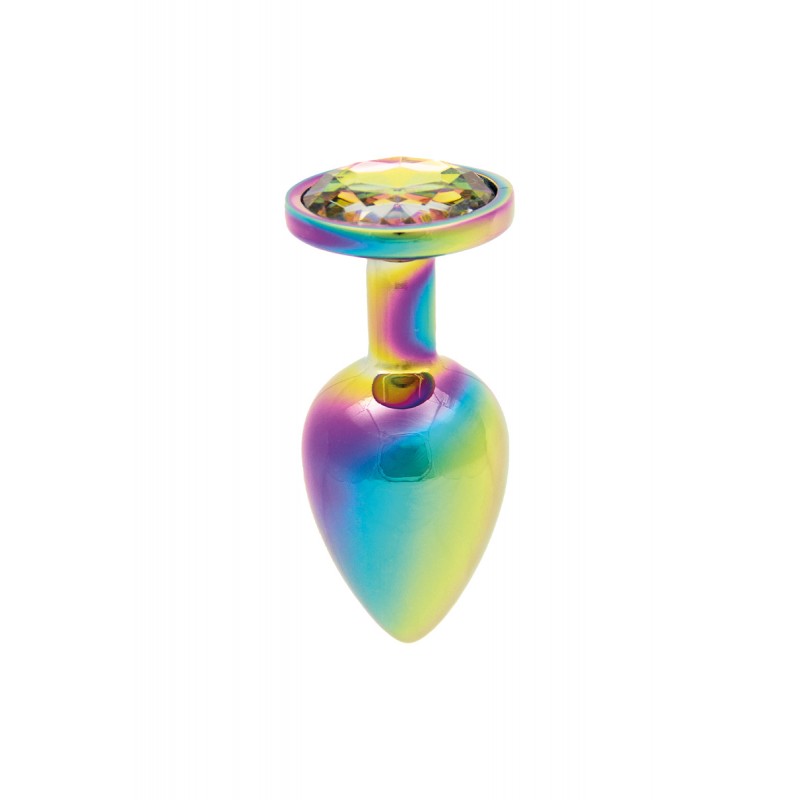 Plug bijou diamant arc en ciel