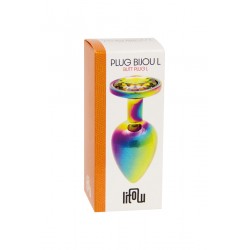 sexy Plug bijou arc-en-ciel L - Litolu