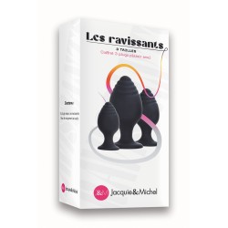 sexy Coffret 3 plugs anal Les ravissants - Jacquie et Michel