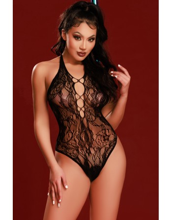 Body dentelle sexy noir - J Lingerie