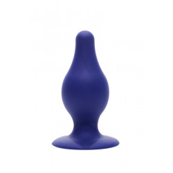 sexy Plug anal double densité bleu 9,3 cm - SilexD