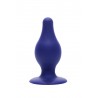 sexy Plug anal double densité bleu 9,3 cm - SilexD