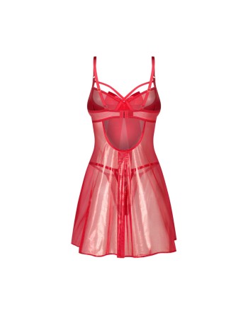 Gifty red Babydoll et string