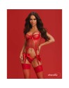 Gifty red Corset et string