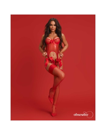 Gifty red Corset et string
