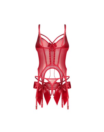 Gifty red Corset et string