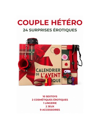 Calendrier de l’Avent érotique 24 surprises pour couple hétéro - 2026