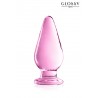 sexy Plug anal verre Glossy Toys n° 26 Pink