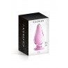 sexy Plug anal verre Glossy Toys n° 26 Pink