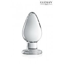 sexy Plug anal verre Glossy Toys n° 25 Clear