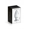 sexy Plug anal verre Glossy Toys n° 25 Clear