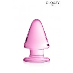 sexy Plug anal verre Glossy Toys n° 23 Pink