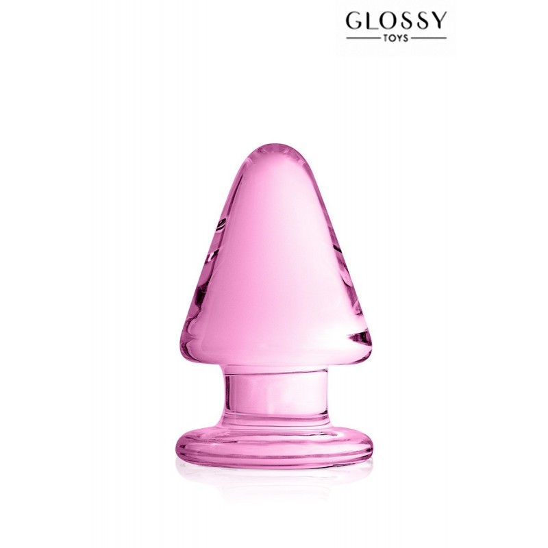 sexy Plug anal verre Glossy Toys n° 23 Pink