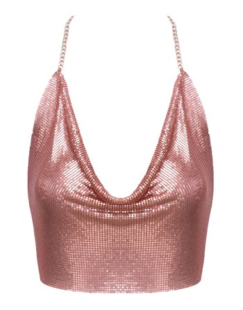Top en métal doré rose - Cotelli ACCESSOIRES