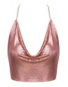 Top en métal doré rose - Cotelli ACCESSOIRES