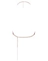 Top en métal doré rose - Cotelli ACCESSOIRES