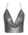 Top en métal argenté - Cottelli ACCESSOIRES