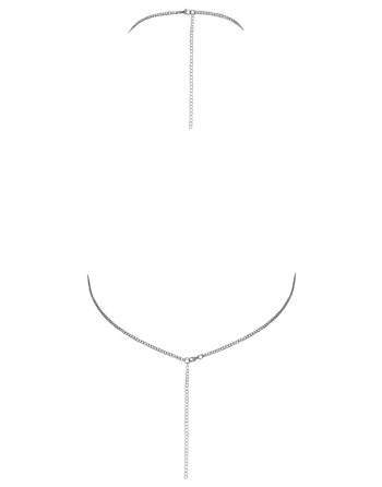 Top en métal argenté - Cottelli ACCESSOIRES