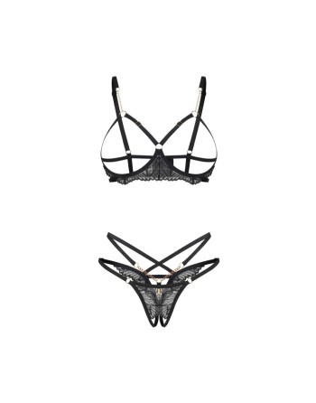 Matildea ensemble lingerie ouvert noir