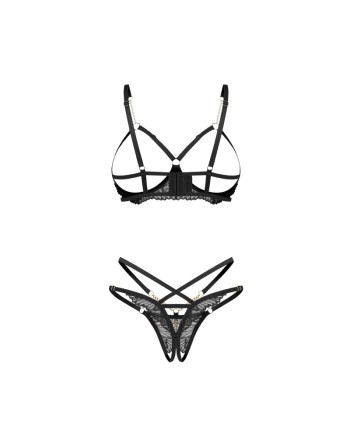 Matildea ensemble lingerie ouvert noir