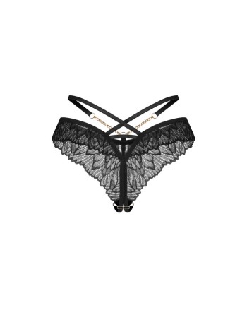 Matildea string ouvert noir
