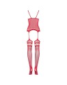 F214 Bodystocking - Rouge