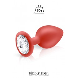 sexy Plug bijou silicone rouge L - Hidden Eden