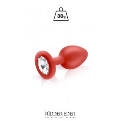 sexy Plug bijou silicone rouge S - Hidden Eden