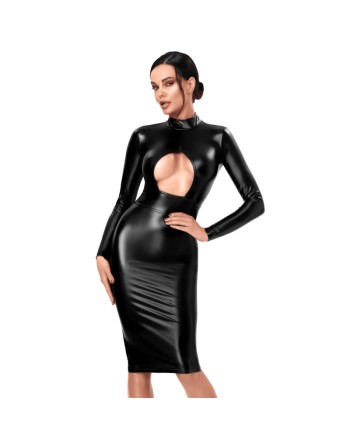 F401 Dark affair robe midi