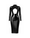 F401 Dark affair robe midi