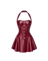 F397 Dark romance corset mini robe