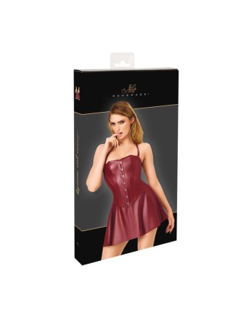 F397 Dark romance corset mini robe