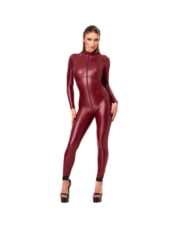 F395 Combinaison Dark Romance avec zip trois voies