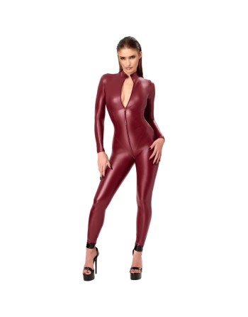 F395 Combinaison Dark Romance avec zip trois voies