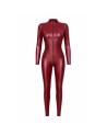 F395 Combinaison Dark Romance avec zip trois voies