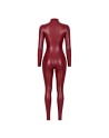 F395 Combinaison Dark Romance avec zip trois voies